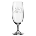 Leonardo Bierglas mit Gravur "Oh schon Bier Uhr"