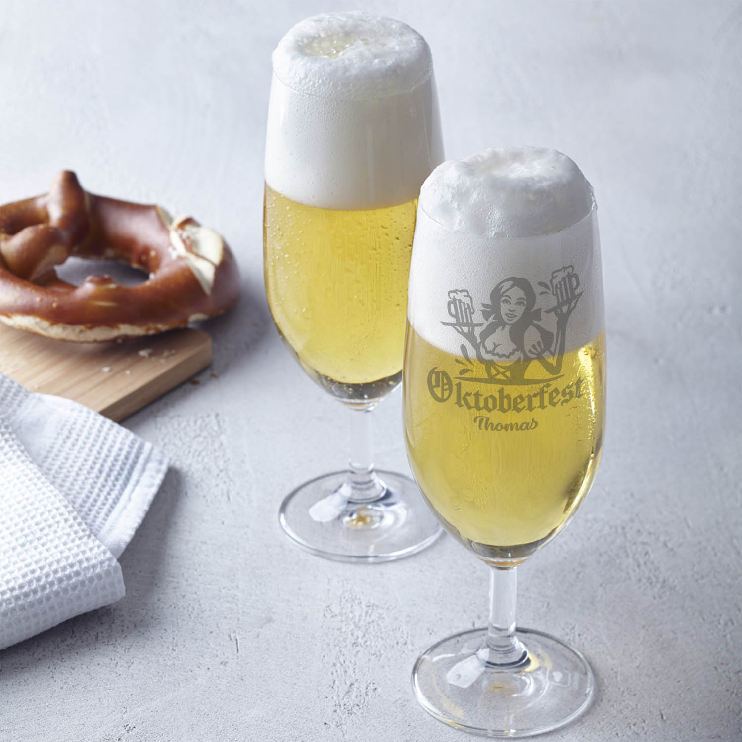 Leonardo Bierglas mit Gravur "Oktoberfest Madl" mit Namen