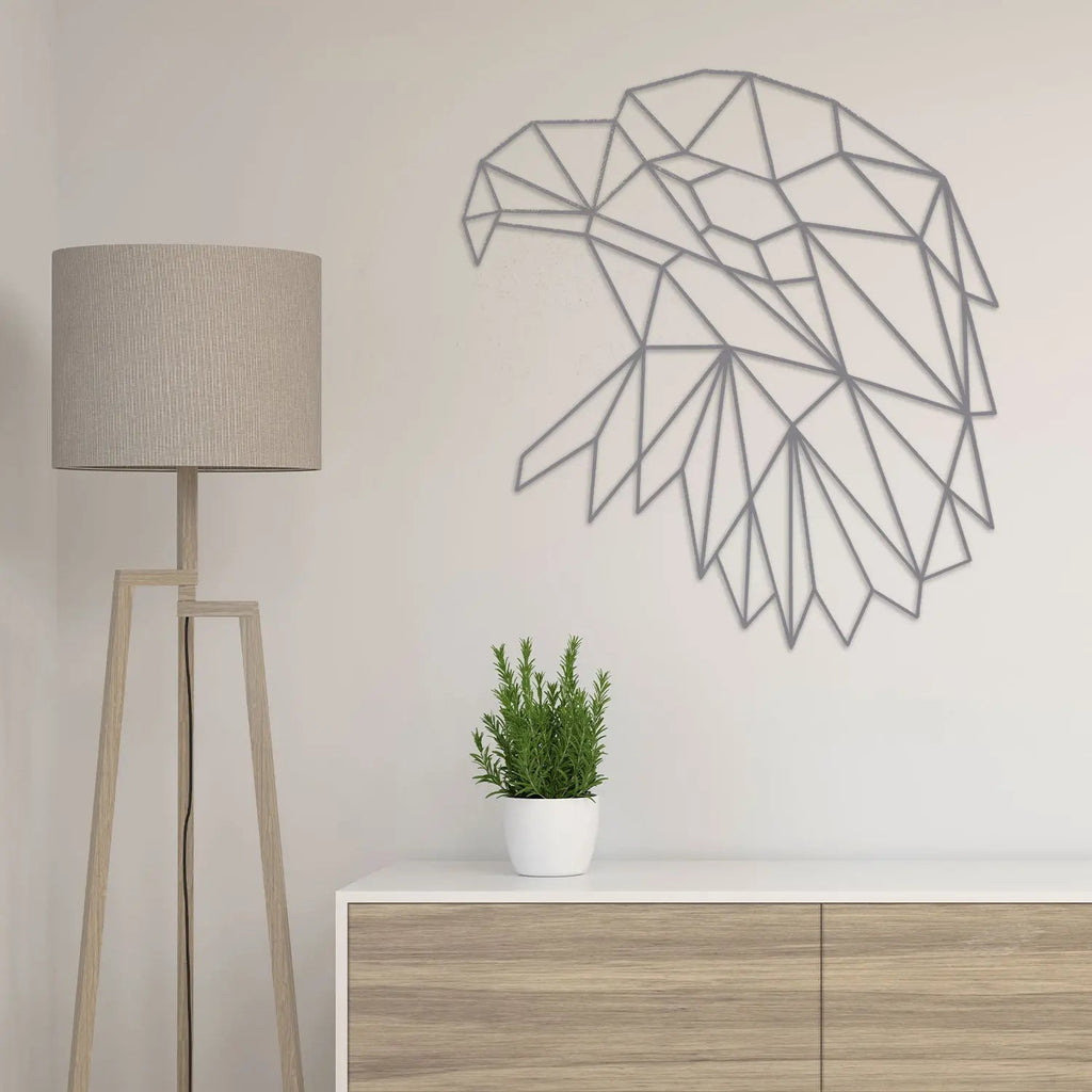 Origami Adlerkopf aus Holz -