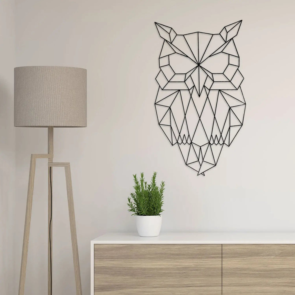Origami Eule aus Holz -