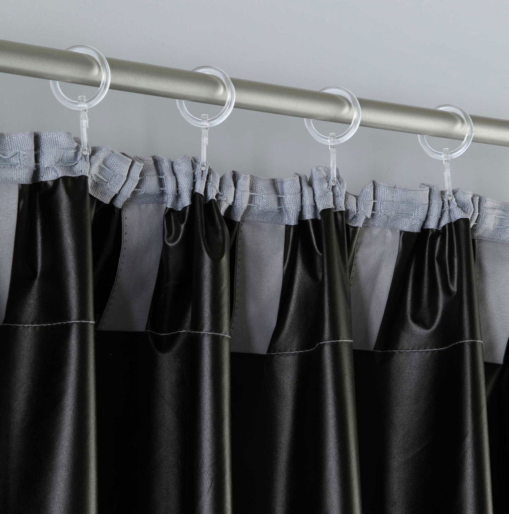 Outdoor Verdunklung Vorhang »DARK« 100% Blickdicht Schlaufen Kräuselband Raffhalter Softshell Material Lichtundurchlässig 10000350