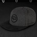 Snapback Cap - Stone & Black-Suede