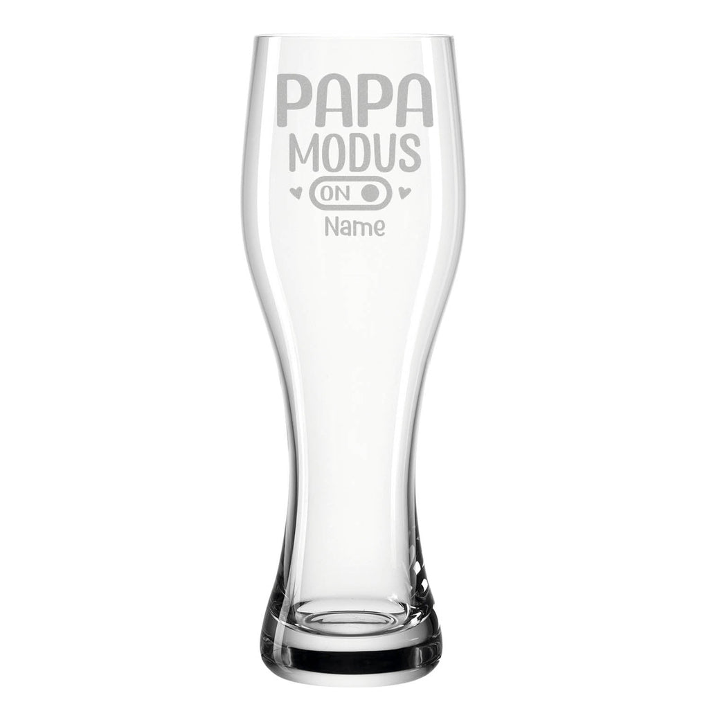 Leonardo Weizenglas "Papa Modus" mit Namen