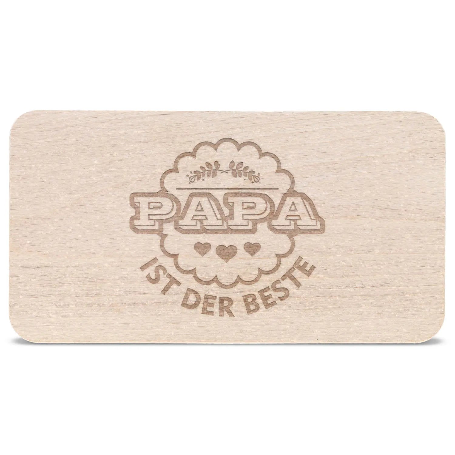 Schneidebrett Frühstücksbrettchen "Papa ist der Beste"