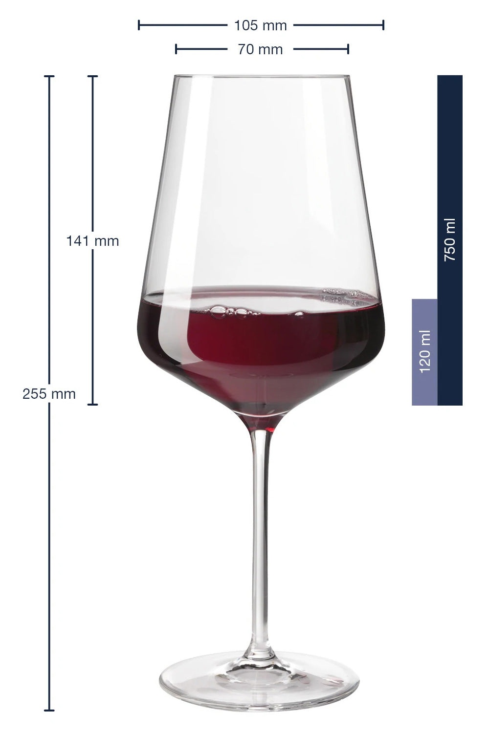 Leonardo Puccini Weingläser 750 ml im Prost Design mit Namen
