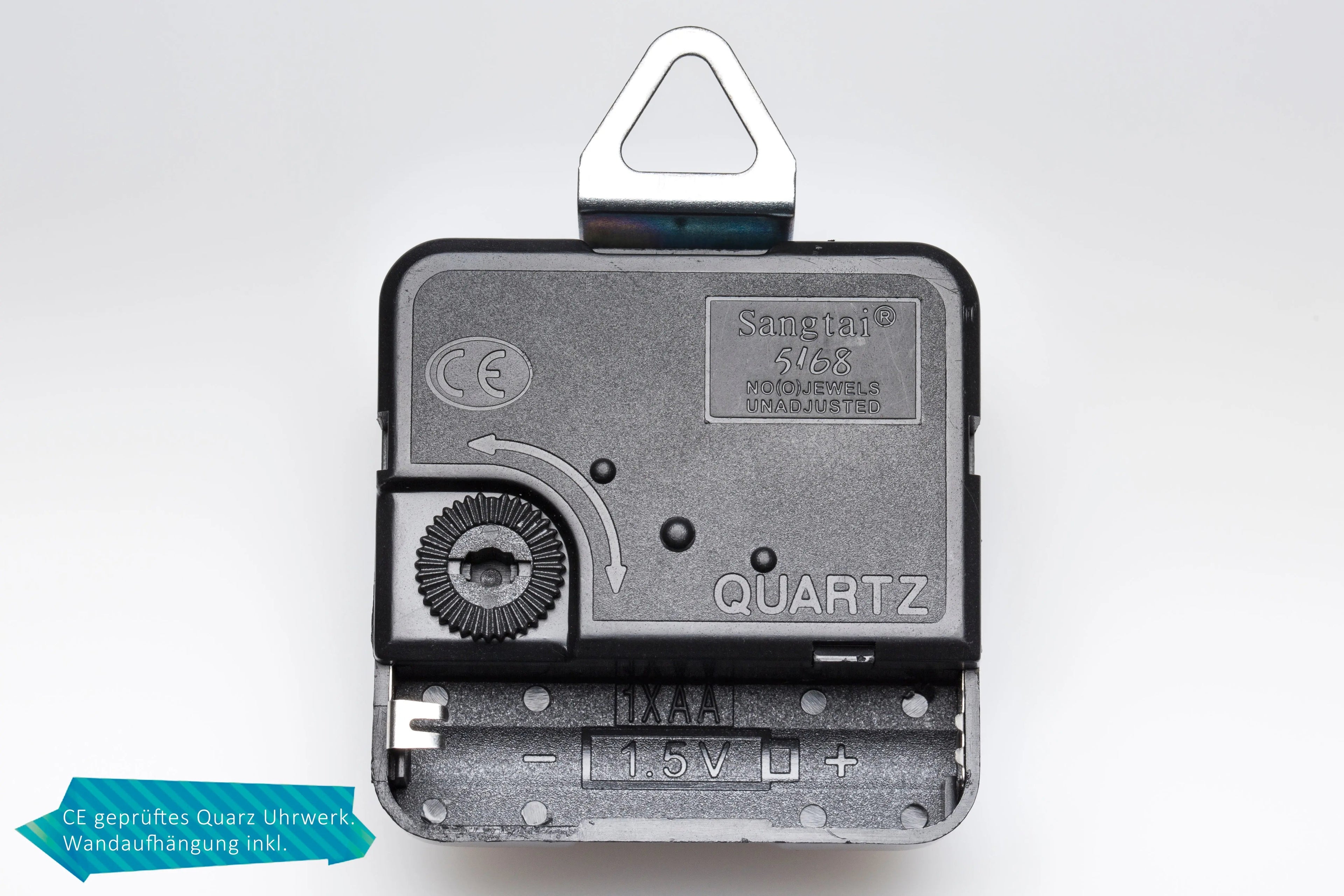 Wanduhr aus Vinyl Skyline Gladbach 2017