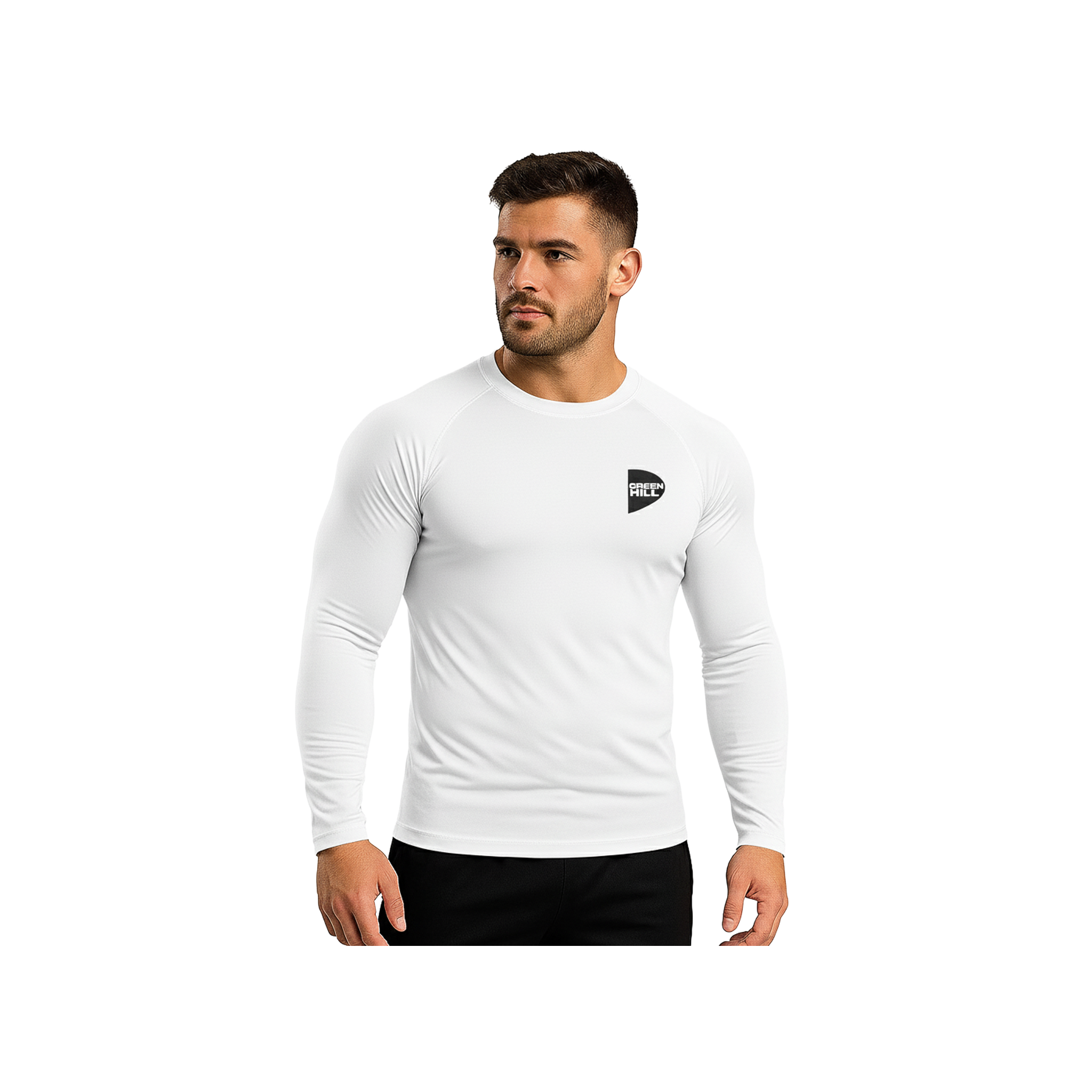 Green Hill Rash Guard Langarm