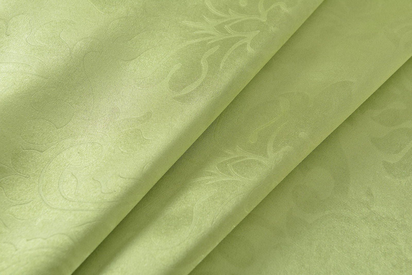 Satin Emboss / Reliefprägung bemustert Vorhang Gardine, Barock, 20370