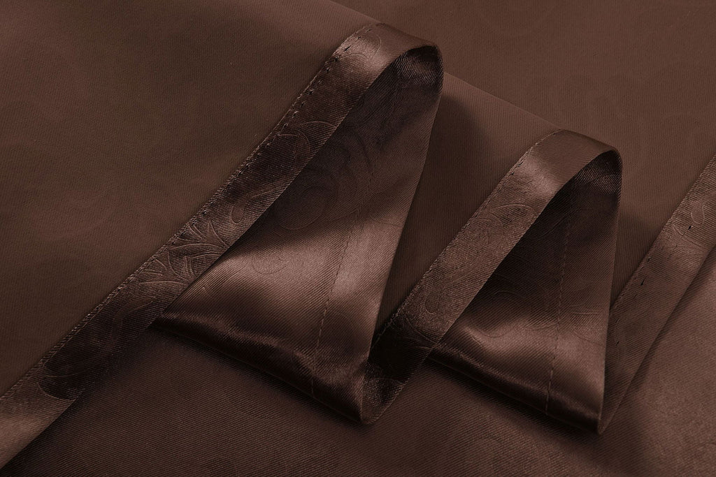 Satin Emboss / Reliefprägung bemustert Vorhang Gardine, Barock, 20370