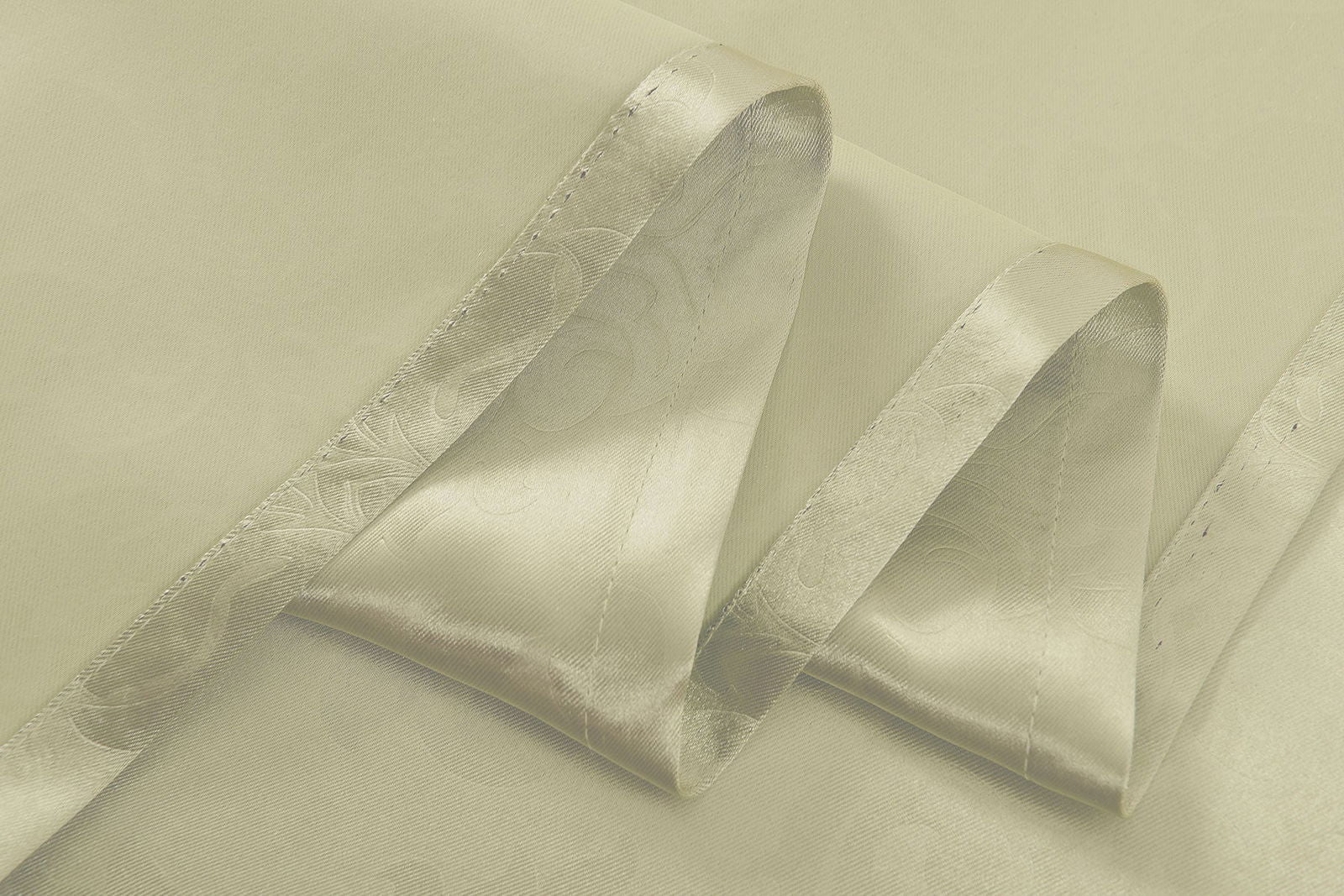 Satin Emboss / Reliefprägung bemustert Vorhang Gardine, Barock, 20370