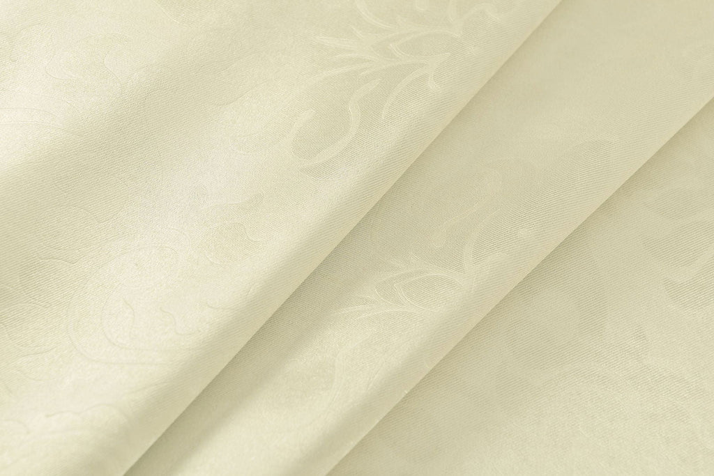 Satin Emboss / Reliefprägung bemustert Vorhang Gardine, Barock, 20370
