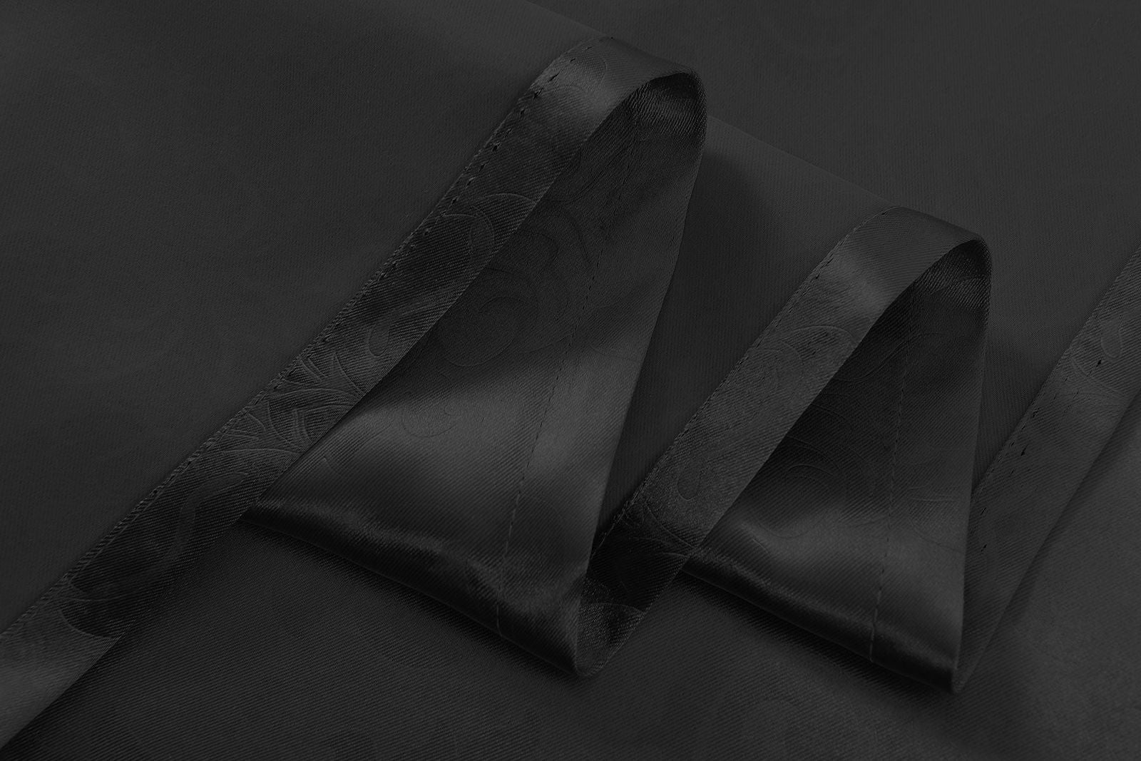 Satin Emboss / Reliefprägung bemustert Vorhang Gardine, Barock, 20370