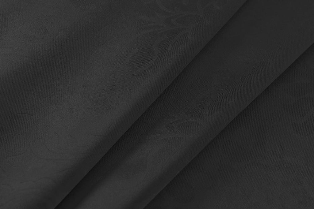 Satin Emboss / Reliefprägung bemustert Vorhang Gardine, Barock, 20370