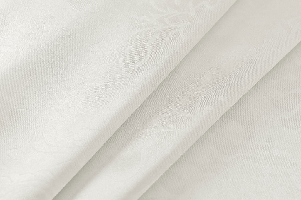 Satin Emboss / Reliefprägung bemustert Vorhang Gardine, Barock, 20370