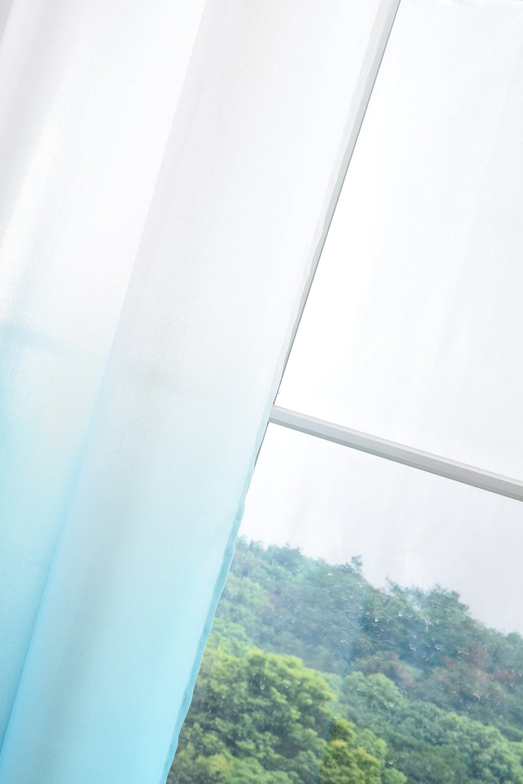 Schal blickdicht Vorhang Ösen Gardine Microsatin Farbverlauf Microfaser 204252