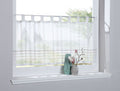 Scheibengardine »Adana« Sichtschutz Dekoration Transparent Jacquard Voile Küchenfenster Modern Streifen Musterung 10000304