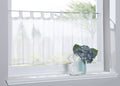 Scheibengardine »Balikesir« Sichtschutz Dekoration Transparent Jacquard Voile Küchenfenster Modern Kreise Muster 10000315