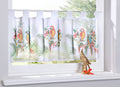 Scheibengardine »Digital Druck« Voile Kurzgardine SChlaufen Transparent Digital Druck Küche Fenster Modern 10000262
