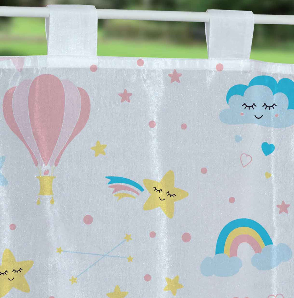 Scheibengardine Voile »Ulm« Ausbrenner Bedruckt Sichtschutz Transparent  Küchenfenster 202071