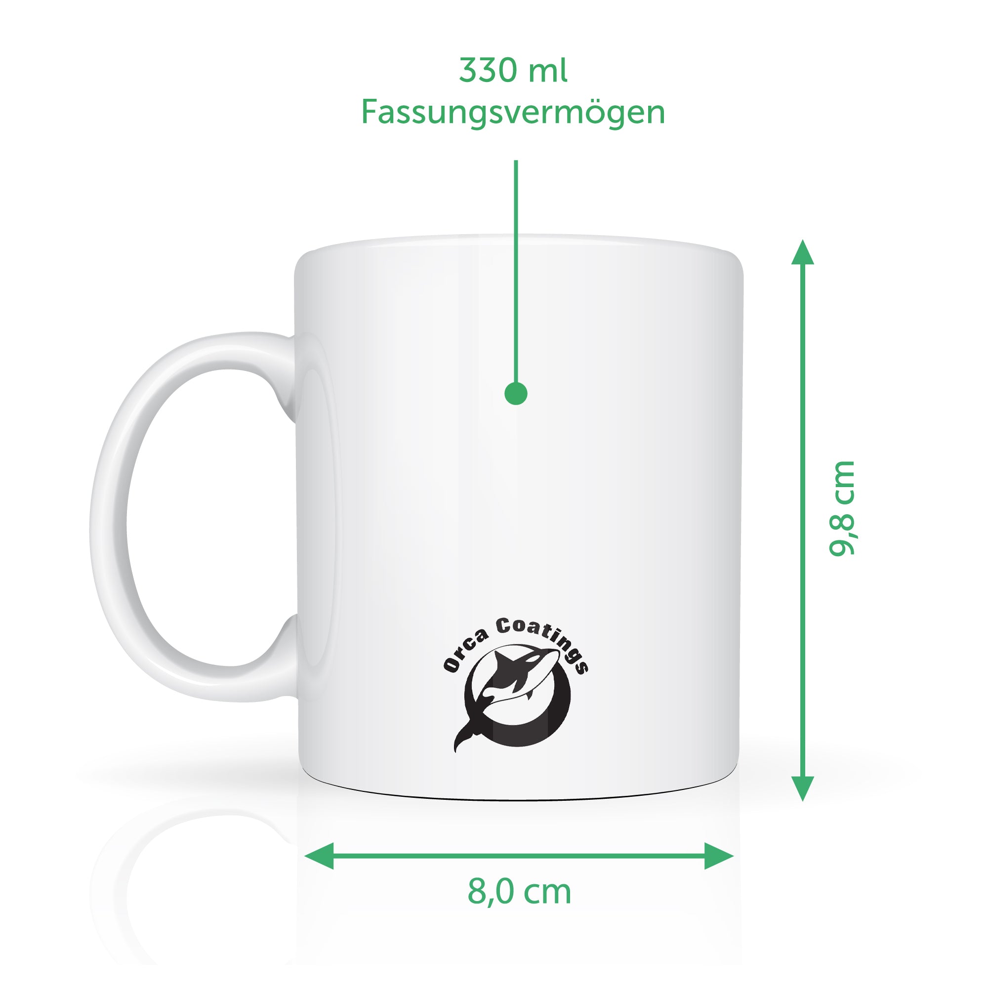 Bedruckte Tasse mit Spruch Morgenmuffel