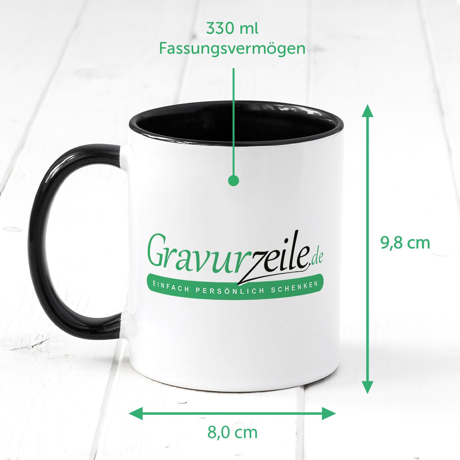 Bedruckte Tasse mit Weihnachtsmotiv im Weihnachtsgeschenk Design