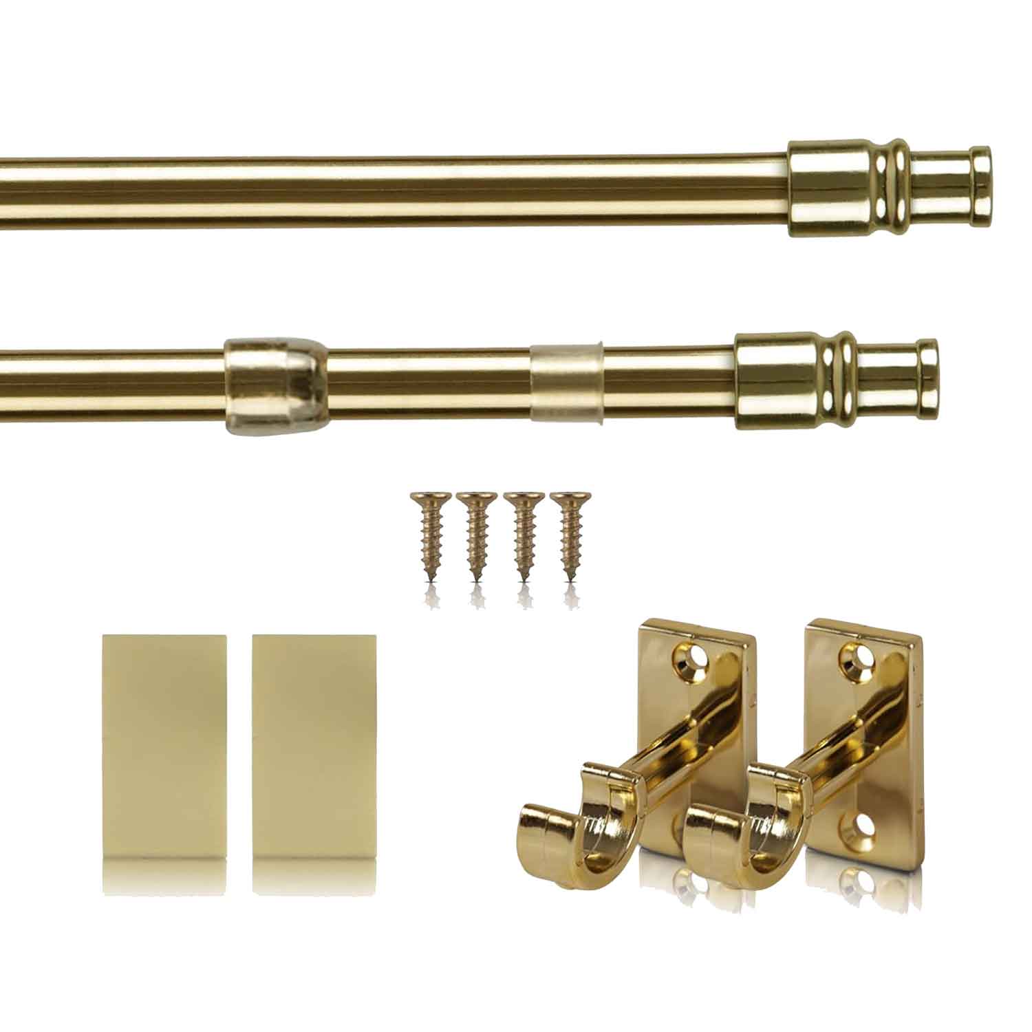 Teleskop Gardinenstange California, 50-90, Gold 3920