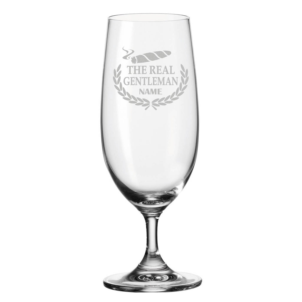 Leonardo Bierglas mit Gravur "The real gentleman" mit Namen