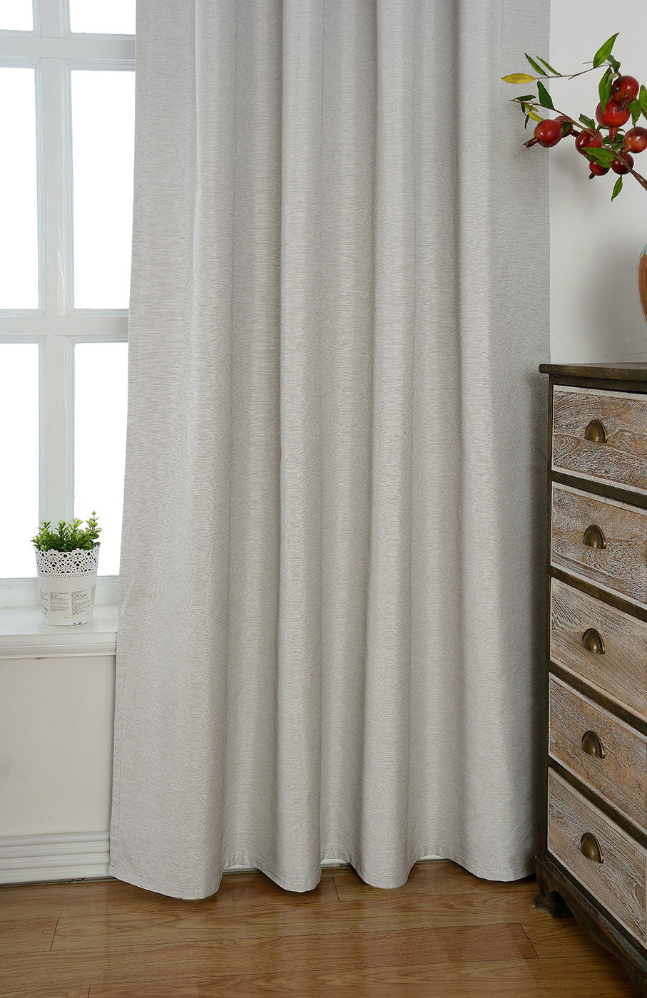 Thermo Jacquard Vorhang Oslo verdeckte Schlaufen Polar Fleece Verdunkelung Schutzabweisend (Höhe x Breite in cm) 20460