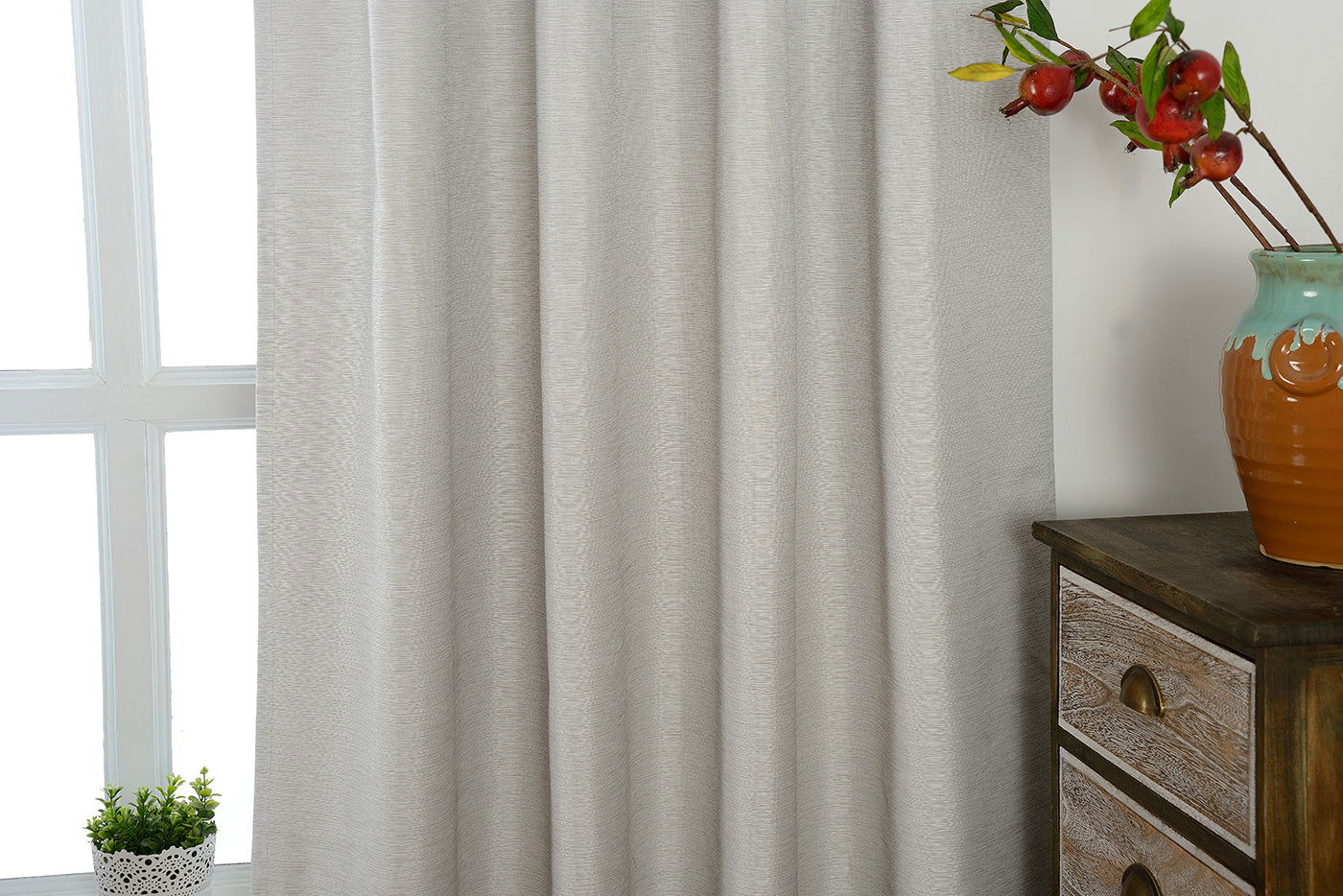 Thermo Jacquard Vorhang Oslo verdeckte Schlaufen Polar Fleece Verdunkelung Schutzabweisend (Höhe x Breite in cm) 20460