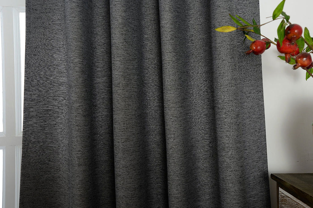 Thermo Jacquard Vorhang Oslo verdeckte Schlaufen Polar Fleece Verdunkelung Schutzabweisend (Höhe x Breite in cm) 20460