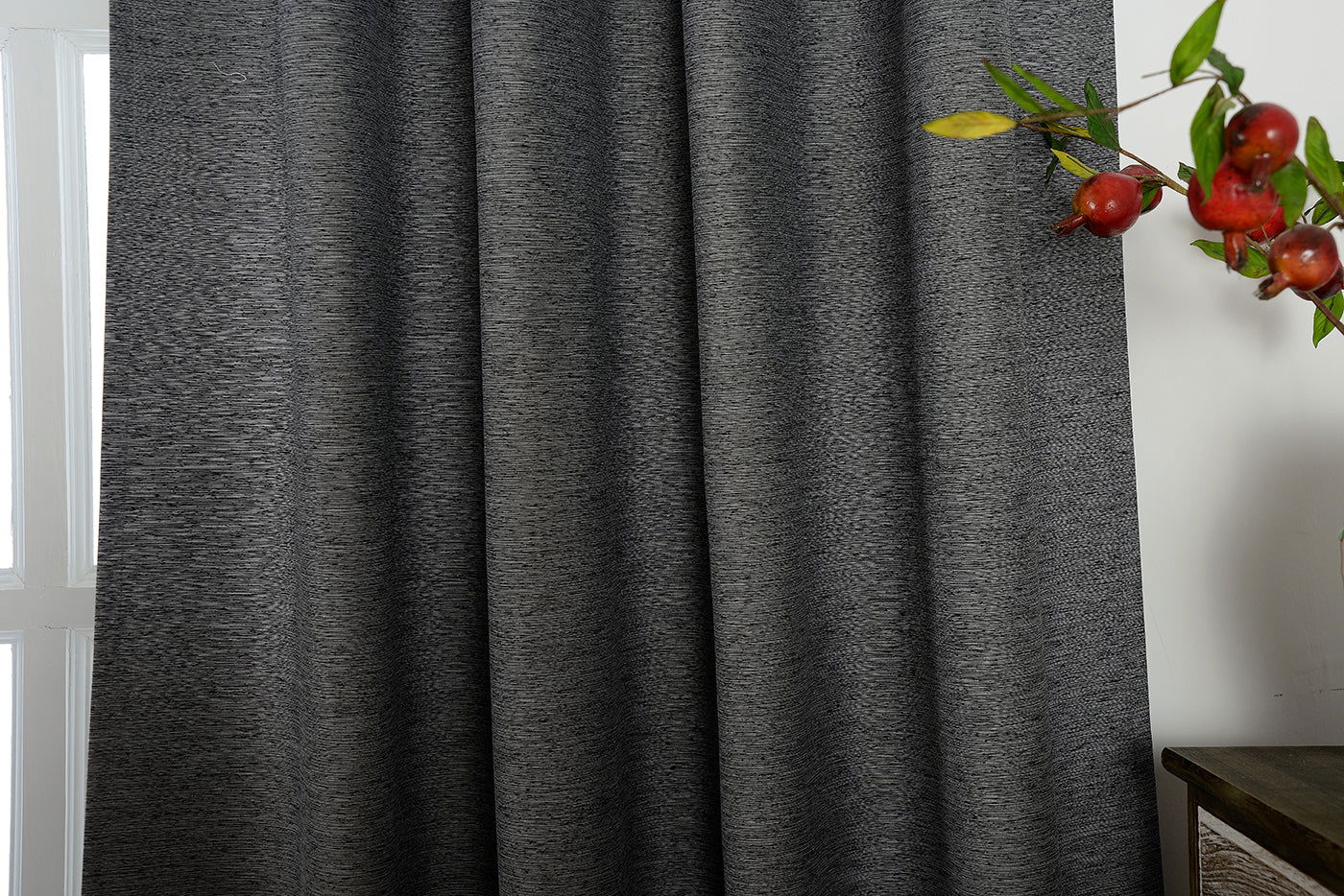 Thermo Jacquard Vorhang Oslo verdeckte Schlaufen Polar Fleece Verdunkelung Schutzabweisend (Höhe x Breite in cm) 20460