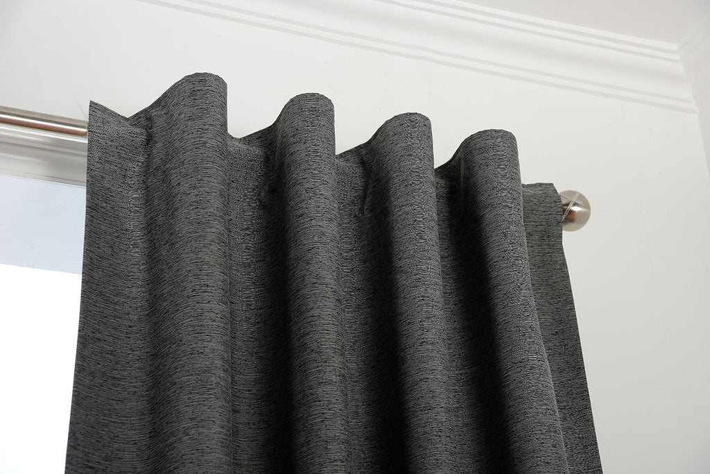 Thermo Jacquard Vorhang Oslo verdeckte Schlaufen Polar Fleece Verdunkelung Schutzabweisend (Höhe x Breite in cm) 20460