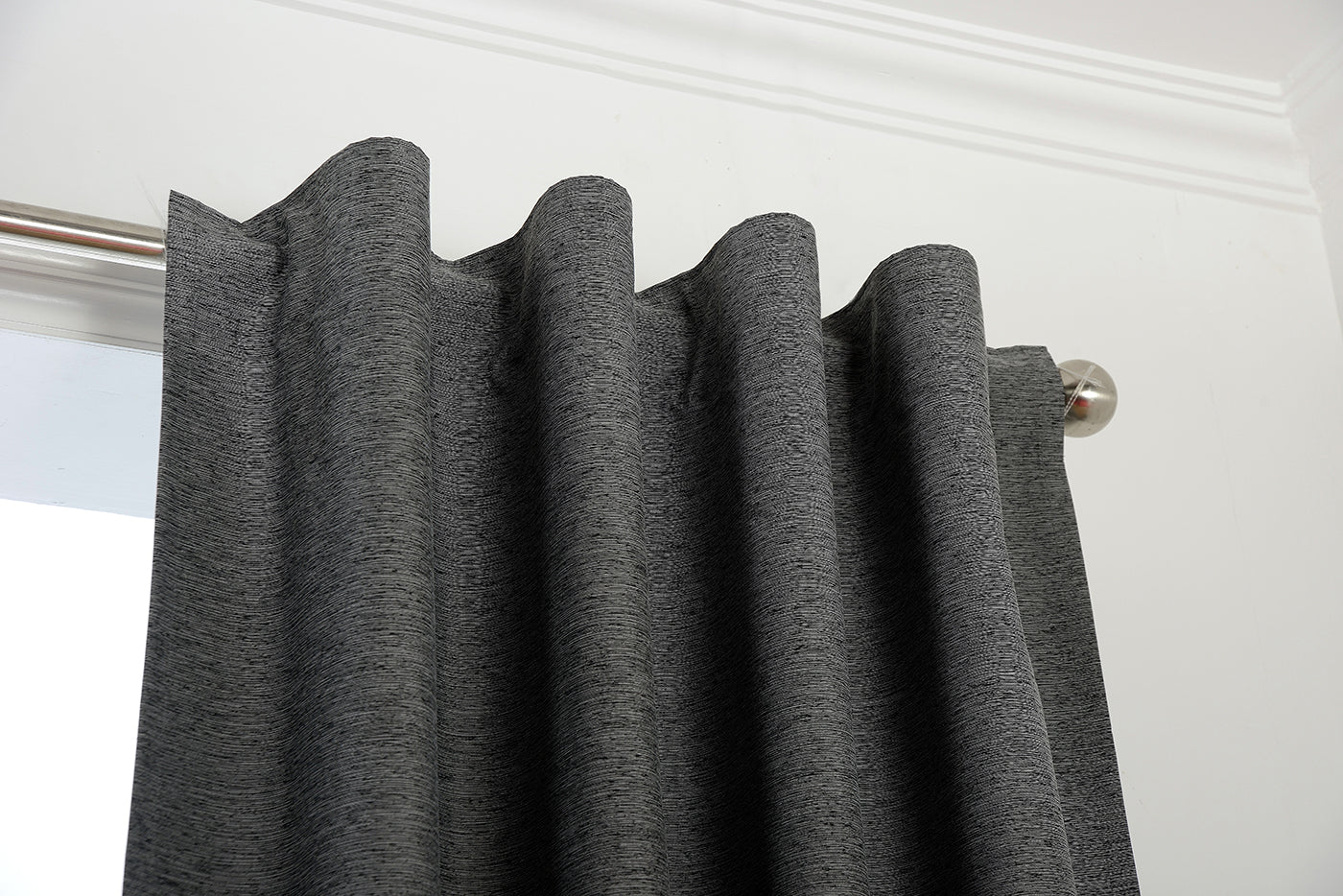 Thermo Jacquard Vorhang Oslo verdeckte Schlaufen Polar Fleece Verdunkelung Schutzabweisend (Höhe x Breite in cm) 20460