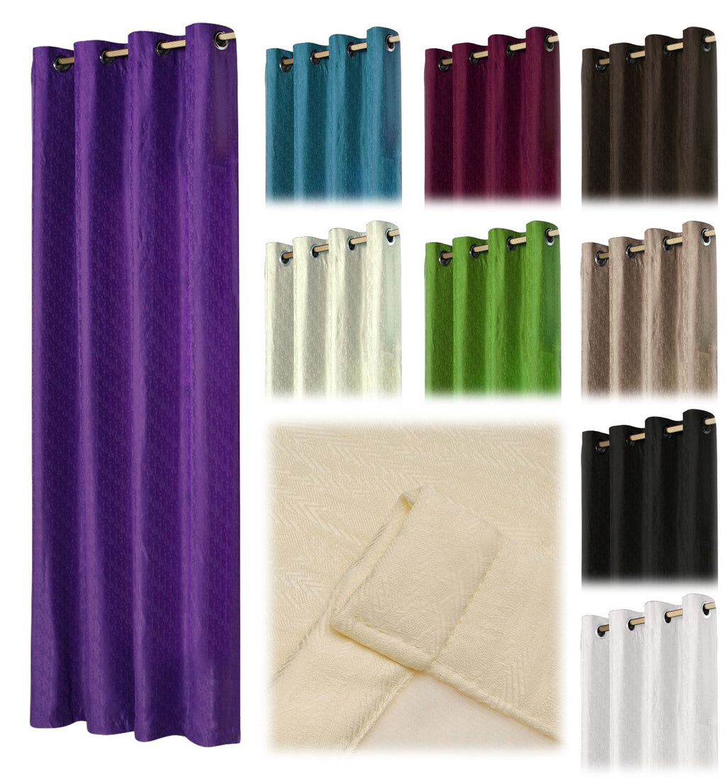 Thermo Ösen Vorhang mit Polar Fleece Rücken - 20500- 350gr./m², Gardine Matt Verdunkelungsstoff Blickdicht. 245cm x 140cm (HxB),  20500 20500