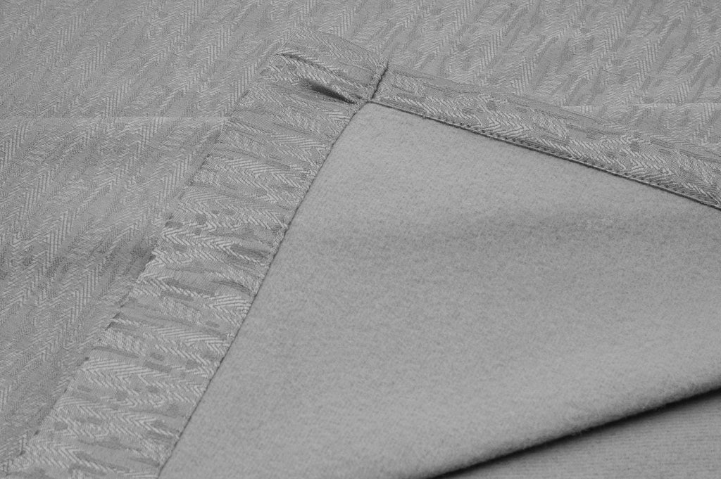 Thermo Ösen Vorhang mit Polar Fleece Rücken - 20500- 350gr./m², Gardine Matt Verdunkelungsstoff Blickdicht. 245cm x 140cm (HxB),  20500 20500