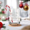 Teelicht mit Gravur - Weihnachtsdeko - Jingle Bells - Personalisiert mit Name