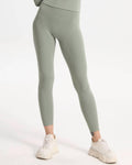 Leggings High Waist soft figurbetont – Grün