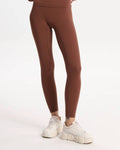 Leggings High Waist soft figurbetont – Braun