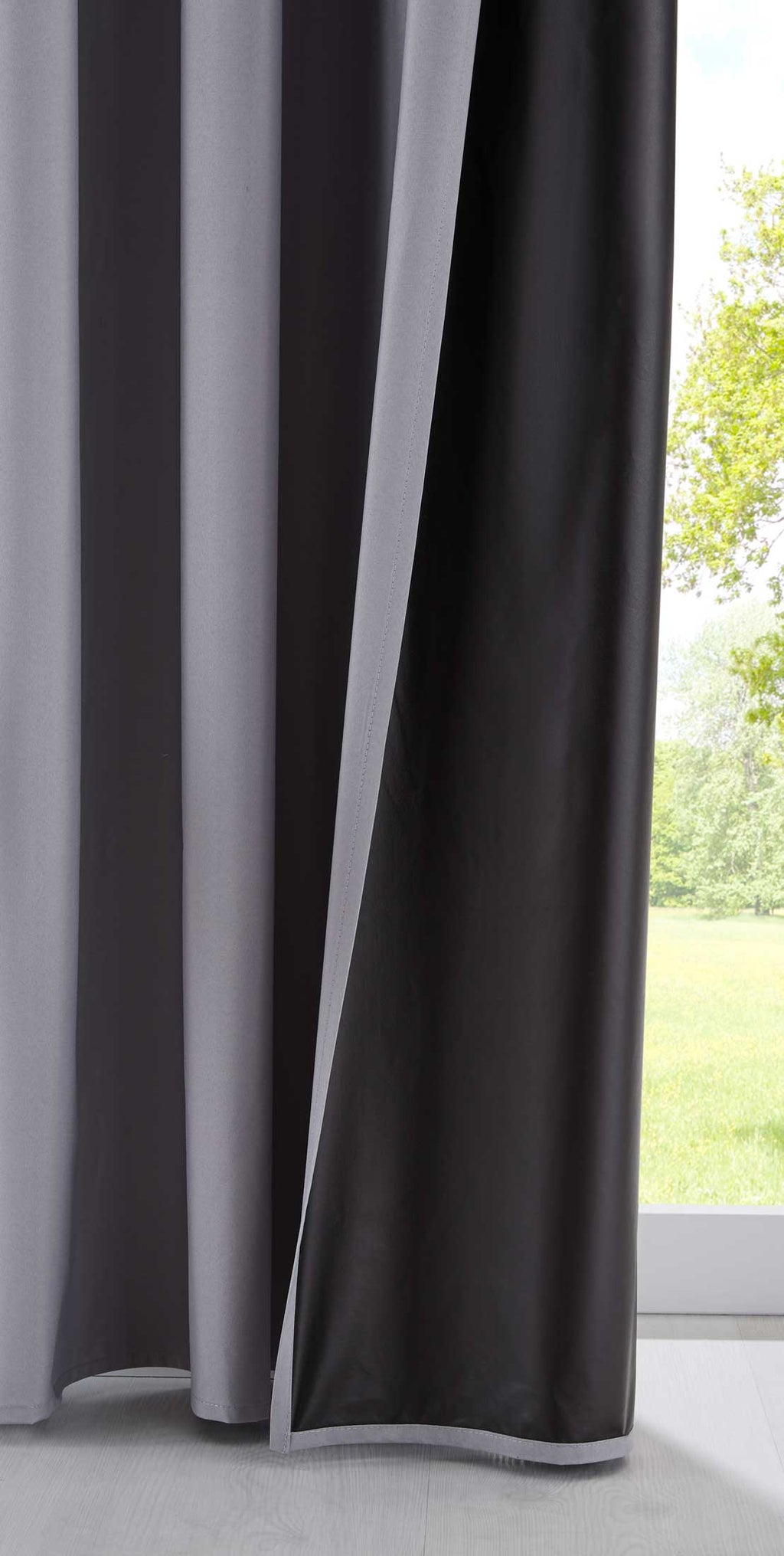 Verdunkelungsvorhang »DARK« Saugnapf Abnehmbar Reisevorhang Vorträge Vorhang 100% Verdunkelung Softshell Material Multi Aufhängung Strandhaus Vorhalle Cabana 10000335set
