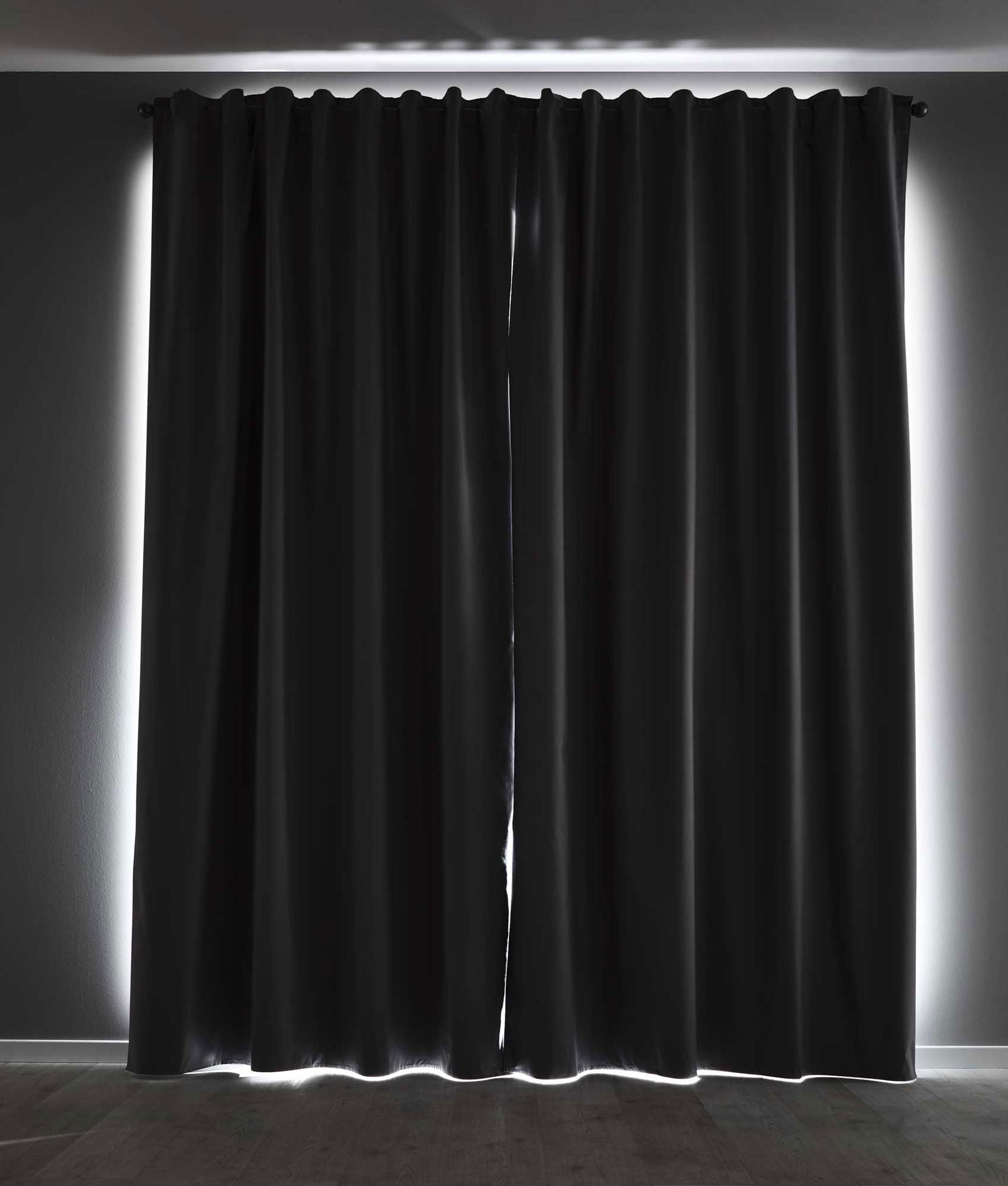 Verdunkelungsvorhang »DARK« Saugnapf Abnehmbar Reisevorhang Vorträge Vorhang 100% Verdunkelung Softshell Material Multi Aufhängung Strandhaus Vorhalle Cabana 10000335set