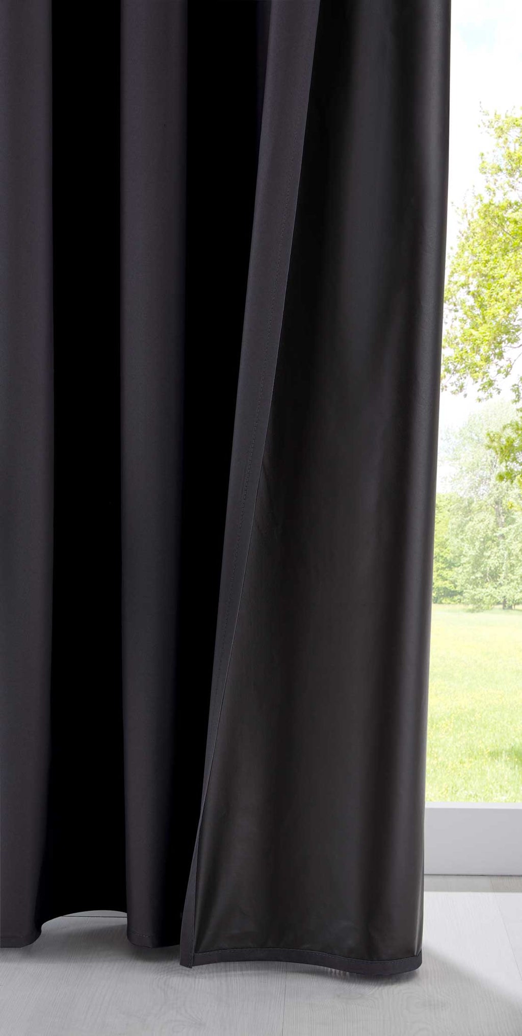 Verdunkelungsvorhang »DARK« Saugnapf Abnehmbar Reisevorhang Vorträge Vorhang 100% Verdunkelung Softshell Material Multi Aufhängung Strandhaus Vorhalle Cabana 10000335set
