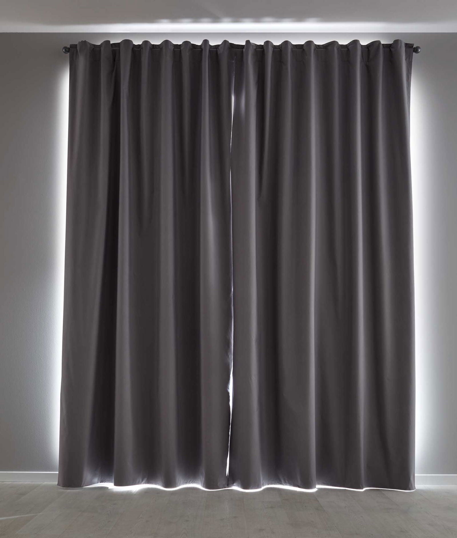 Verdunkelungsvorhang »DARK« Saugnapf Abnehmbar Reisevorhang Vorträge Vorhang 100% Verdunkelung Softshell Material Multi Aufhängung Strandhaus Vorhalle Cabana 10000335set