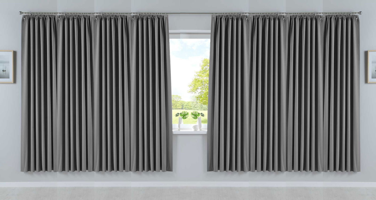 Verdunkelungsvorhang »DARK« Saugnapf Abnehmbar Reisevorhang Vorträge Vorhang 100% Verdunkelung Softshell Material Multi Aufhängung Strandhaus Vorhalle Cabana 10000335set