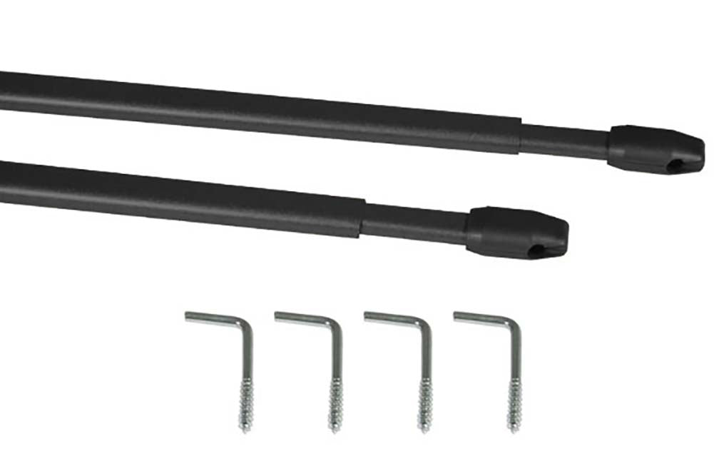 Vitragestangen 2er-Pack mit Schrauben 110