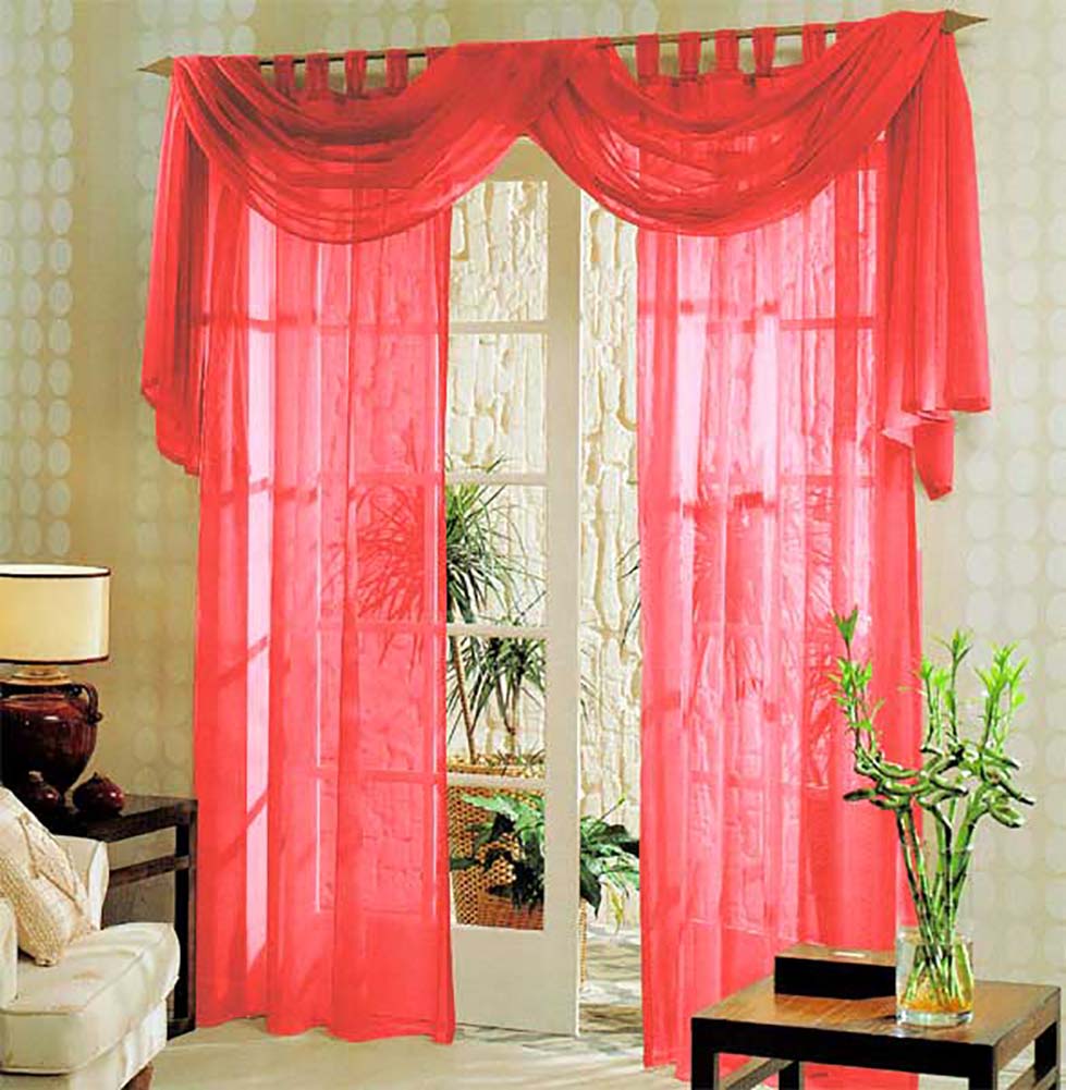 Voile komplett GARDINEN SET 3tlg.  60999