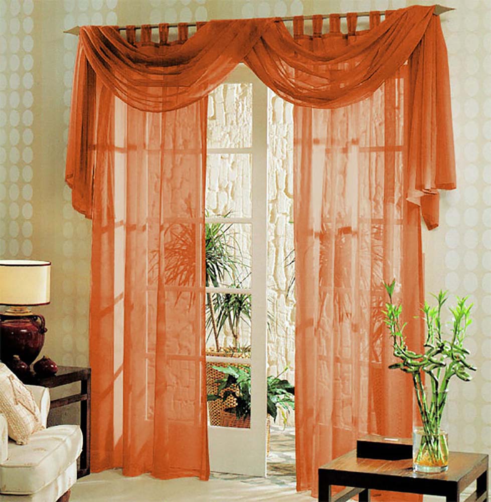 Voile komplett GARDINEN SET 3tlg.  60999