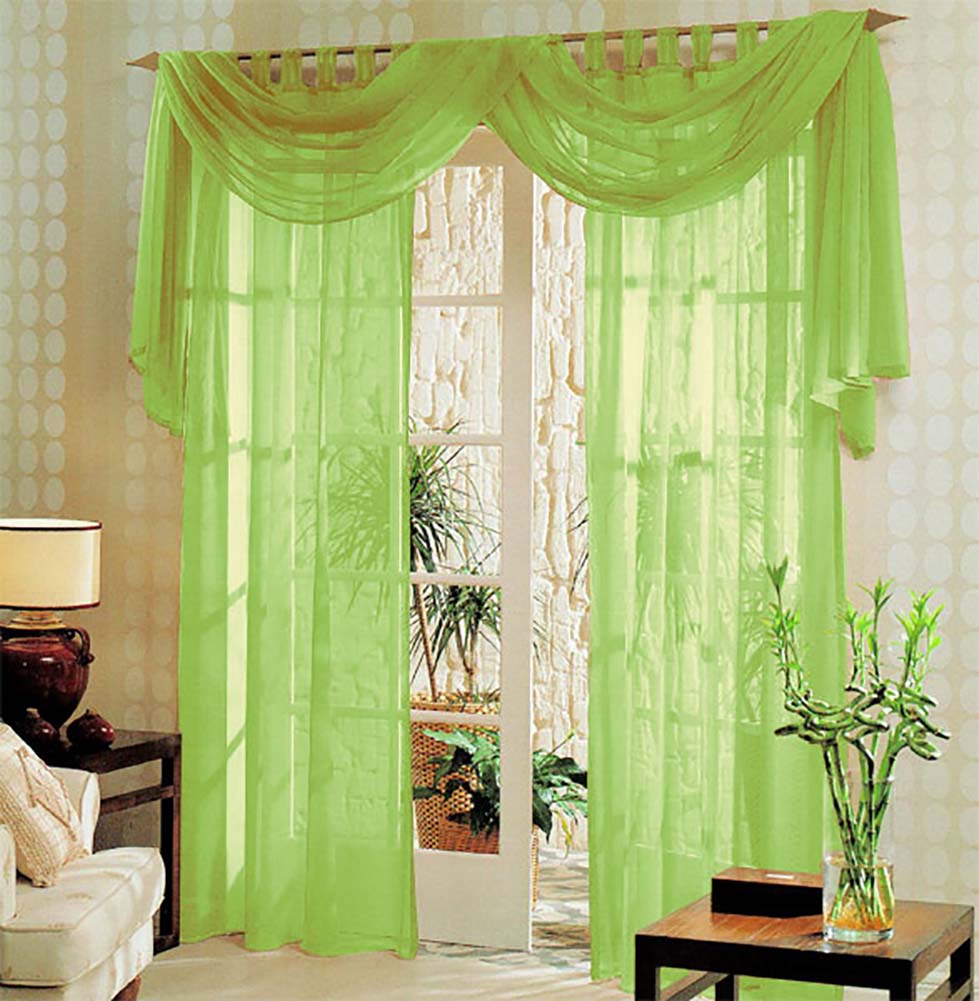 Voile komplett GARDINEN SET 3tlg.  60999