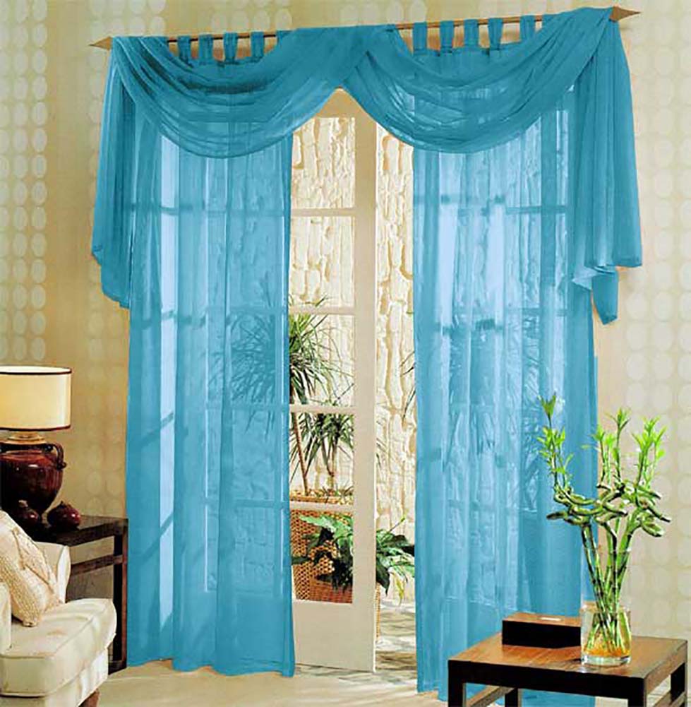 Voile komplett GARDINEN SET 3tlg.  60999
