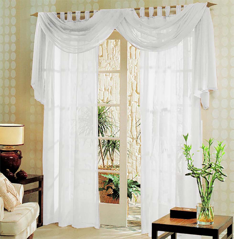 Voile komplett GARDINEN SET 3tlg.  60999