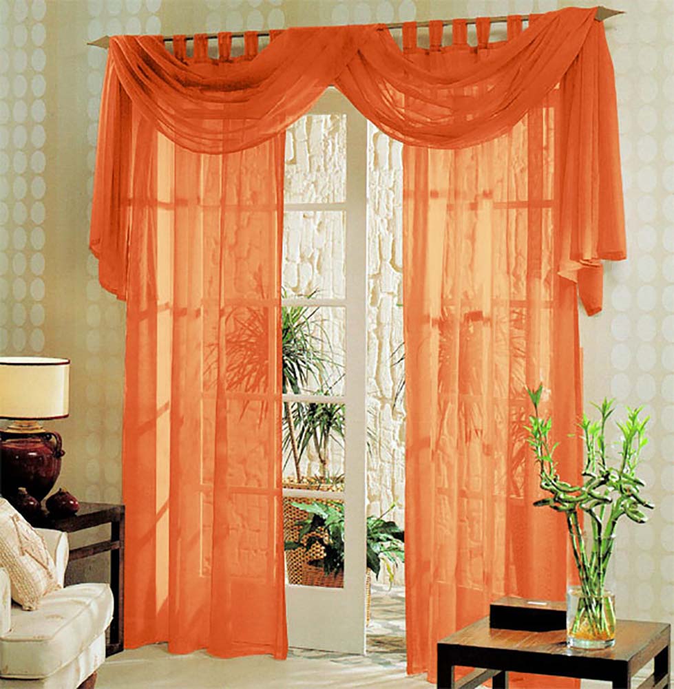 Voile komplett GARDINEN SET 3tlg.  60999